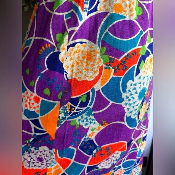 Vintage Keene Sportwear Hawaii tropical smocked halter maxi dress, size small - Picture 7 of 14